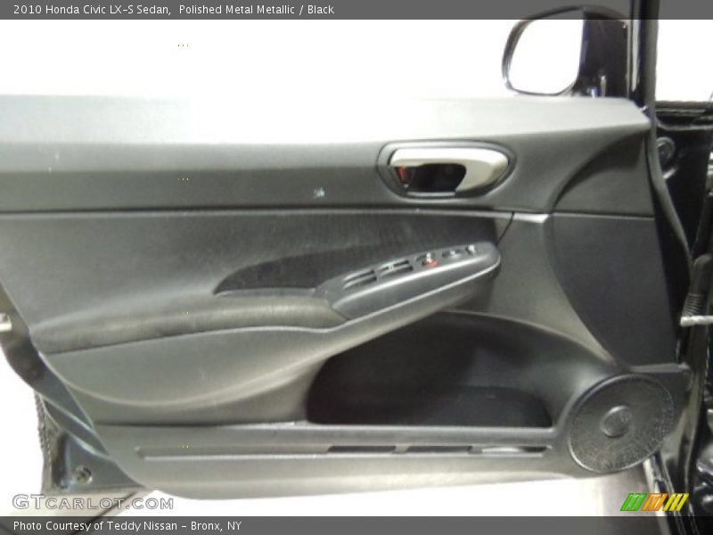 Polished Metal Metallic / Black 2010 Honda Civic LX-S Sedan