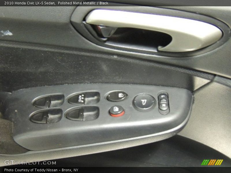 Polished Metal Metallic / Black 2010 Honda Civic LX-S Sedan