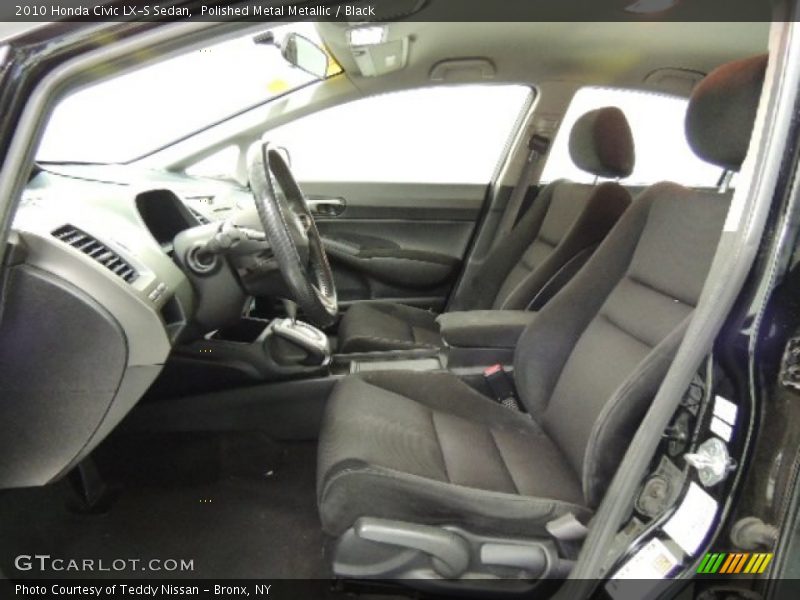 Polished Metal Metallic / Black 2010 Honda Civic LX-S Sedan