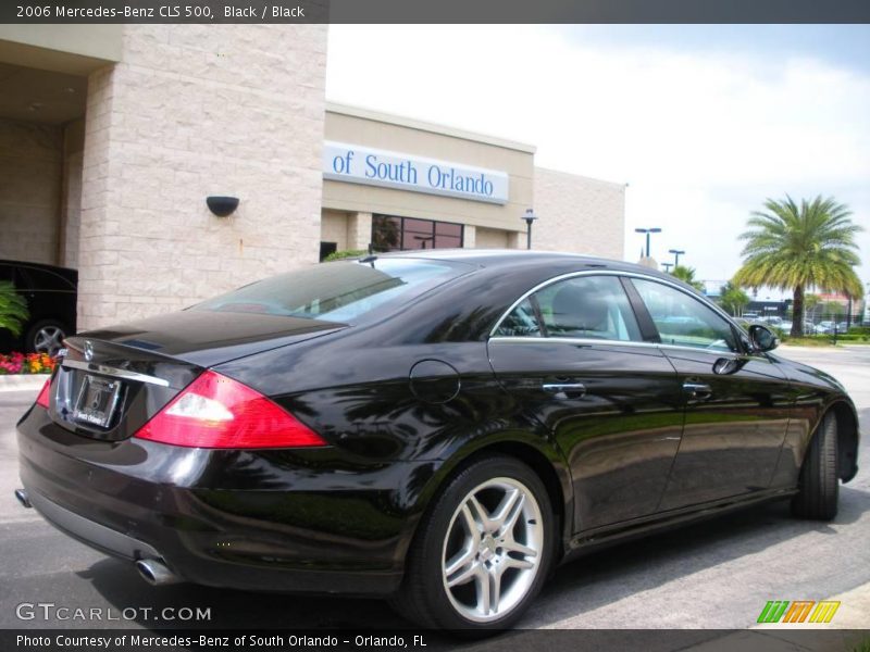 Black / Black 2006 Mercedes-Benz CLS 500