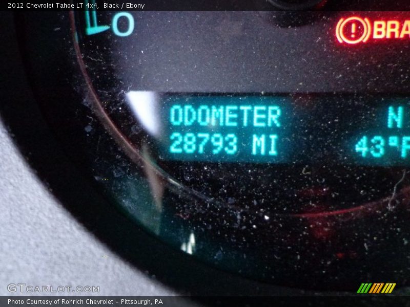 Black / Ebony 2012 Chevrolet Tahoe LT 4x4