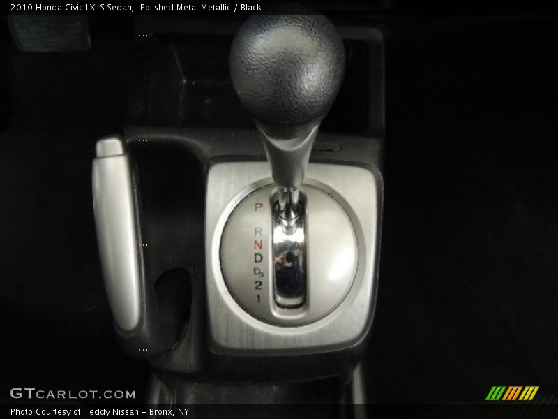 Polished Metal Metallic / Black 2010 Honda Civic LX-S Sedan