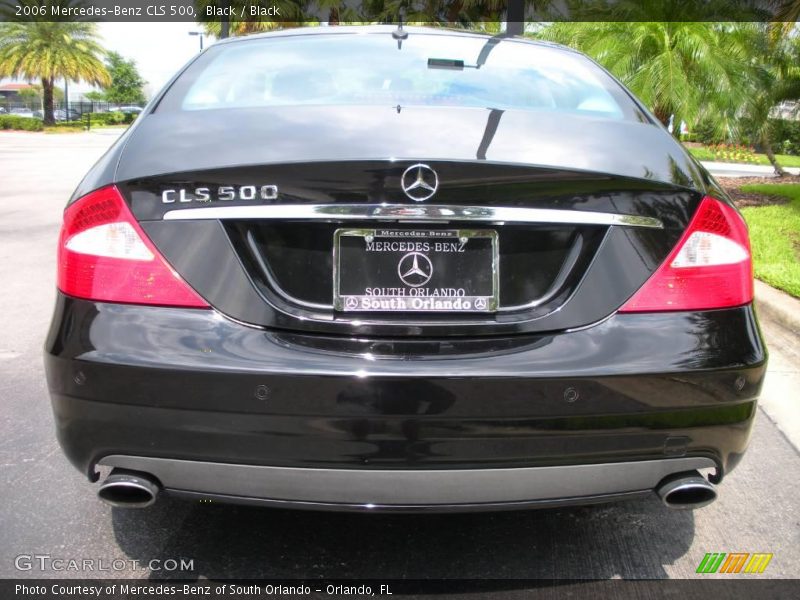 Black / Black 2006 Mercedes-Benz CLS 500