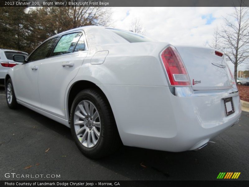 Bright White / Black/Light Frost Beige 2013 Chrysler 300