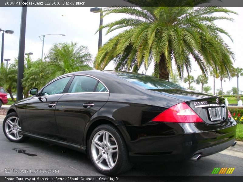 Black / Black 2006 Mercedes-Benz CLS 500