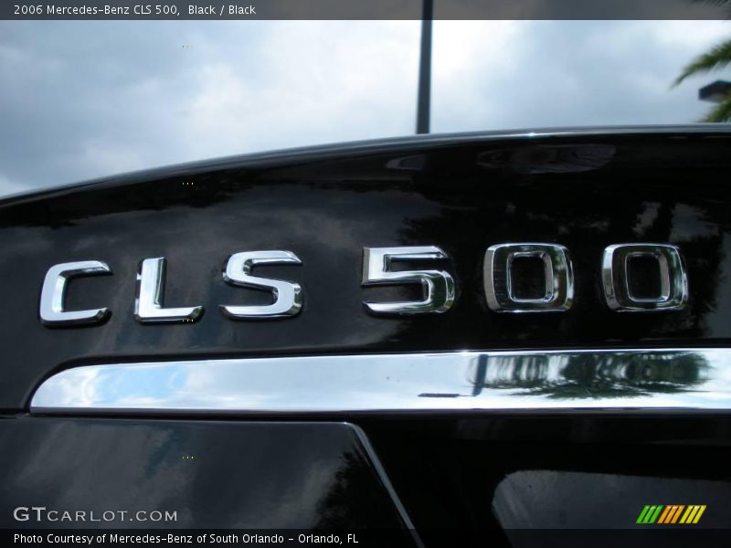 Black / Black 2006 Mercedes-Benz CLS 500