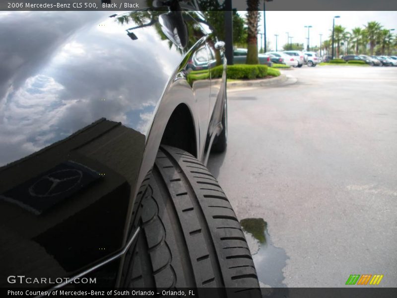 Black / Black 2006 Mercedes-Benz CLS 500