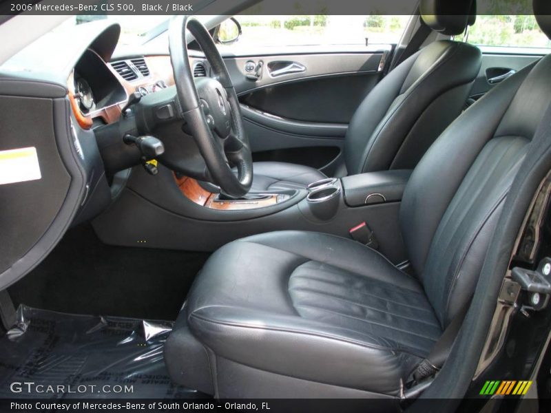Black / Black 2006 Mercedes-Benz CLS 500