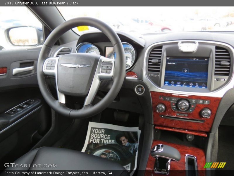 Jazz Blue Pearl / Black 2013 Chrysler 300