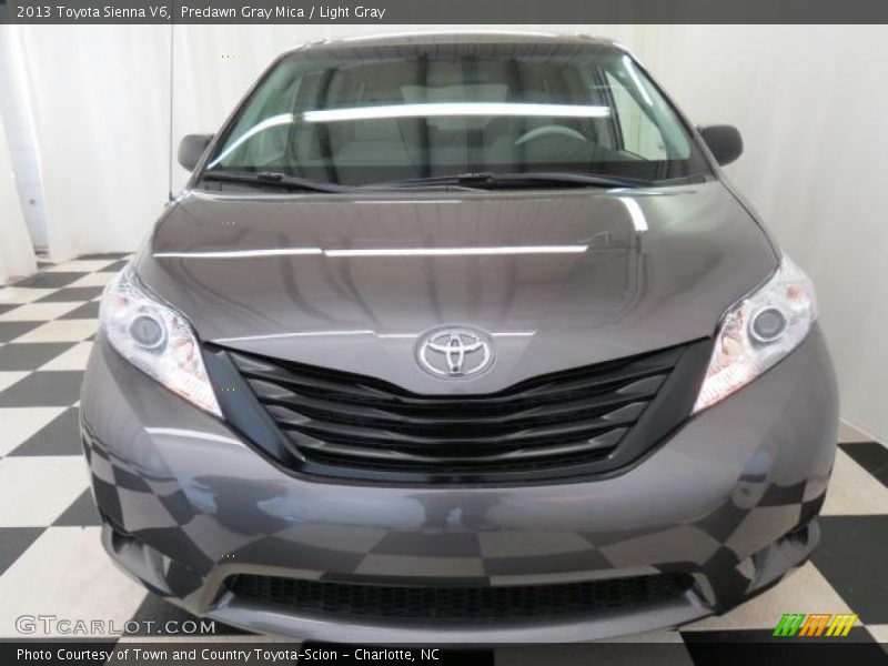 Predawn Gray Mica / Light Gray 2013 Toyota Sienna V6