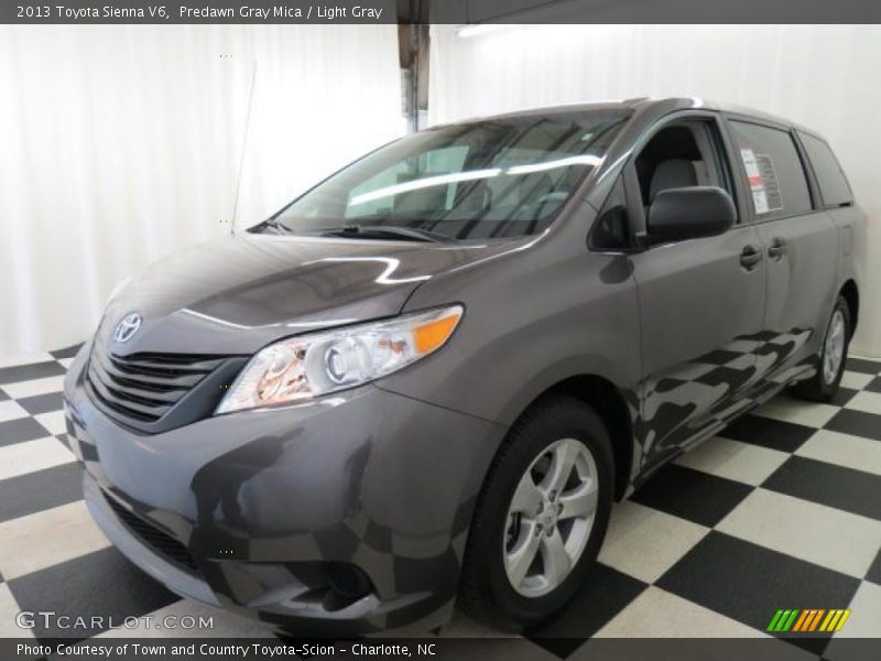 Predawn Gray Mica / Light Gray 2013 Toyota Sienna V6