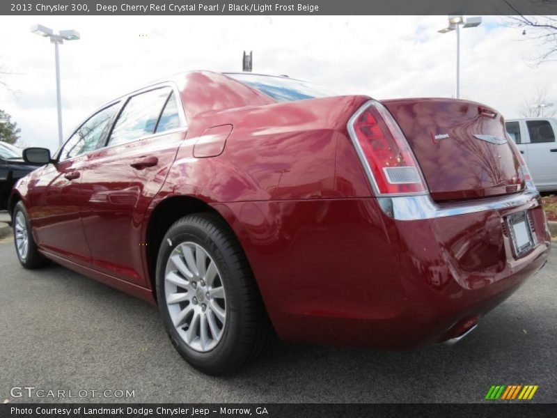Deep Cherry Red Crystal Pearl / Black/Light Frost Beige 2013 Chrysler 300