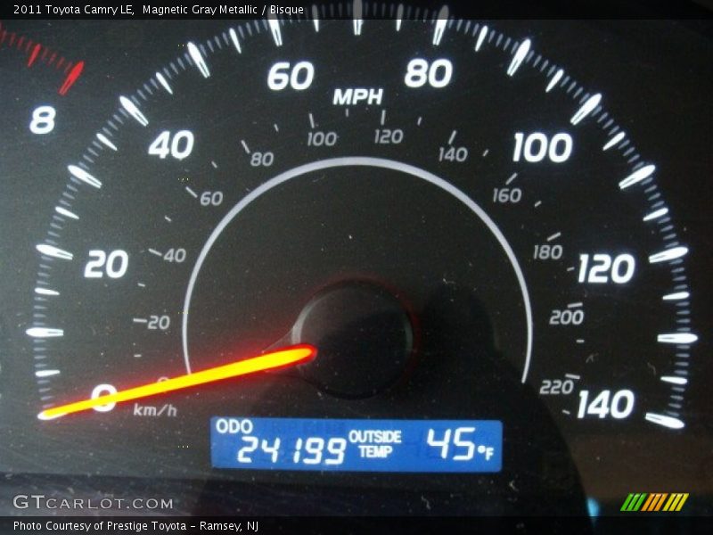 Magnetic Gray Metallic / Bisque 2011 Toyota Camry LE