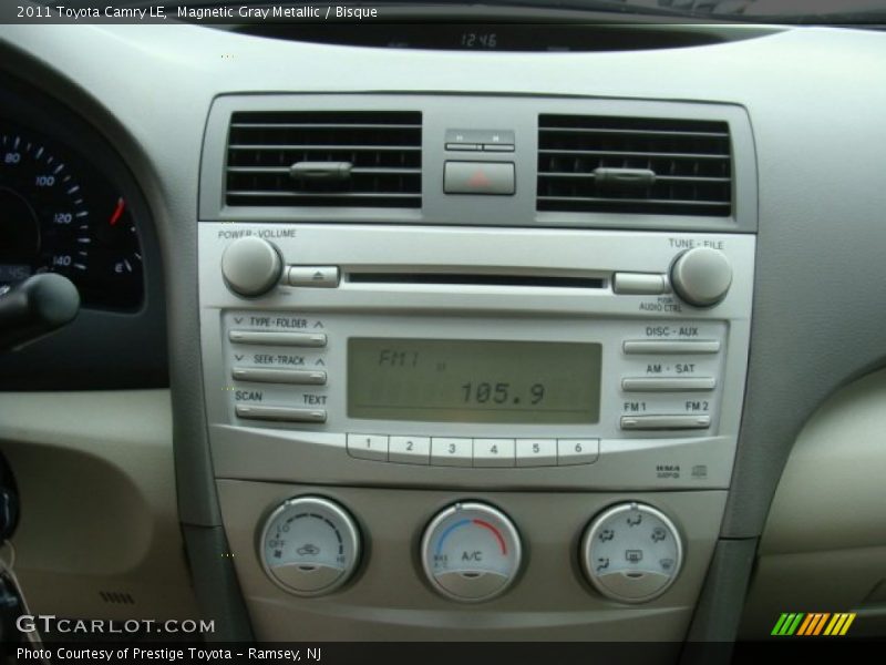 Magnetic Gray Metallic / Bisque 2011 Toyota Camry LE