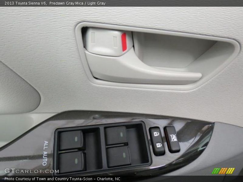 Predawn Gray Mica / Light Gray 2013 Toyota Sienna V6