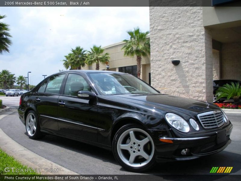 Black / Ash 2006 Mercedes-Benz E 500 Sedan