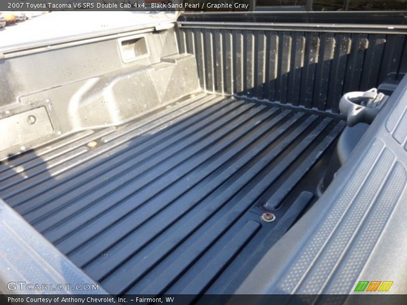 Black Sand Pearl / Graphite Gray 2007 Toyota Tacoma V6 SR5 Double Cab 4x4