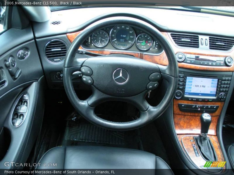 Black / Black 2006 Mercedes-Benz CLS 500
