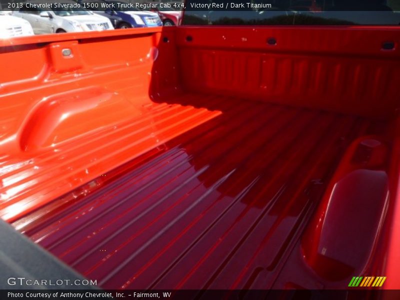 Victory Red / Dark Titanium 2013 Chevrolet Silverado 1500 Work Truck Regular Cab 4x4