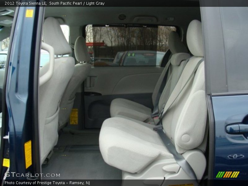 South Pacific Pearl / Light Gray 2012 Toyota Sienna LE