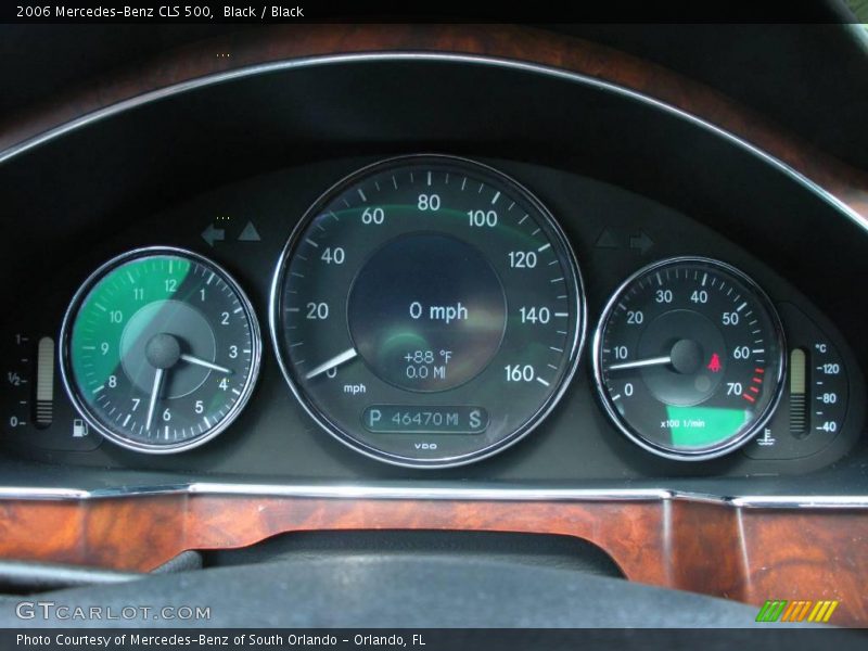 Black / Black 2006 Mercedes-Benz CLS 500