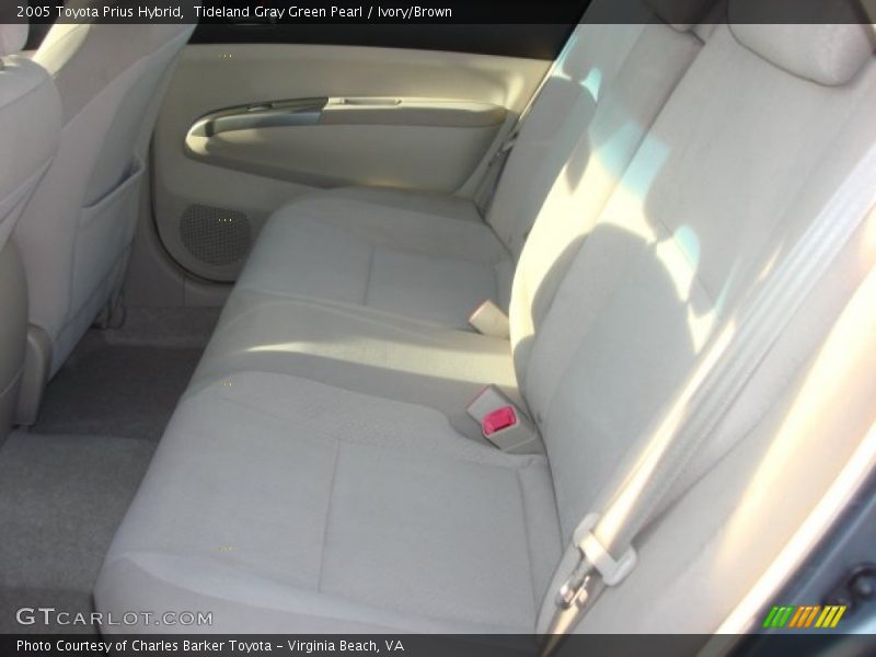 Tideland Gray Green Pearl / Ivory/Brown 2005 Toyota Prius Hybrid