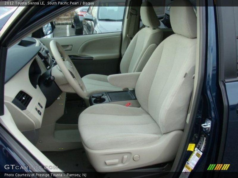 South Pacific Pearl / Bisque 2012 Toyota Sienna LE