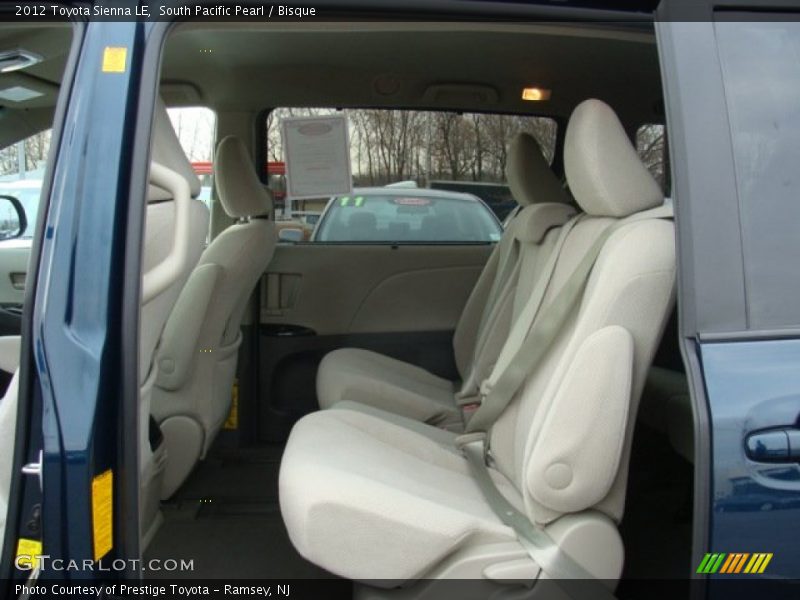 South Pacific Pearl / Bisque 2012 Toyota Sienna LE