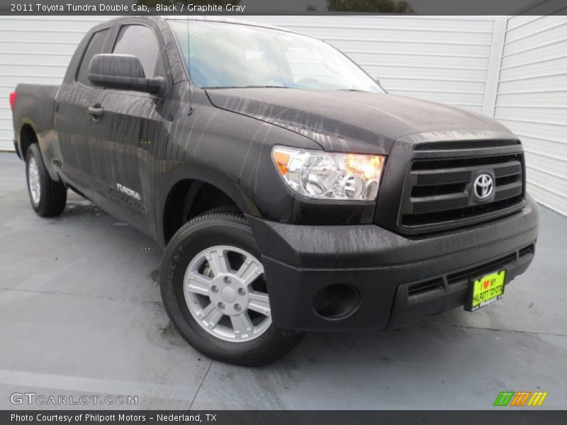 Black / Graphite Gray 2011 Toyota Tundra Double Cab