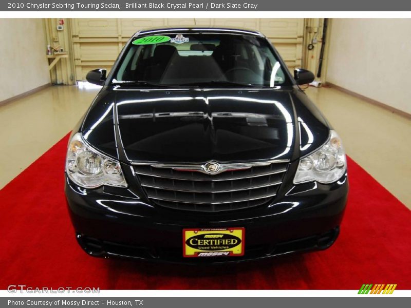 Brilliant Black Crystal Pearl / Dark Slate Gray 2010 Chrysler Sebring Touring Sedan