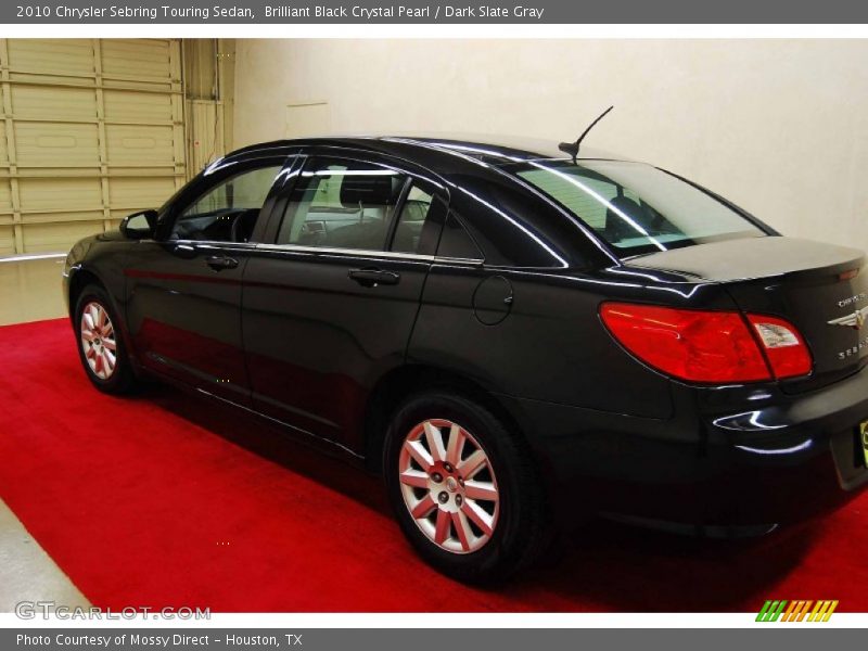 Brilliant Black Crystal Pearl / Dark Slate Gray 2010 Chrysler Sebring Touring Sedan