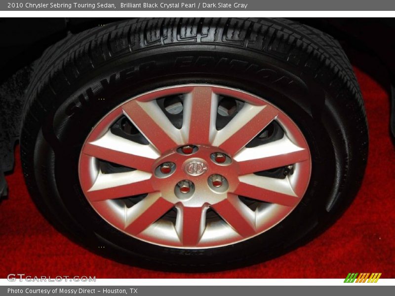 Brilliant Black Crystal Pearl / Dark Slate Gray 2010 Chrysler Sebring Touring Sedan