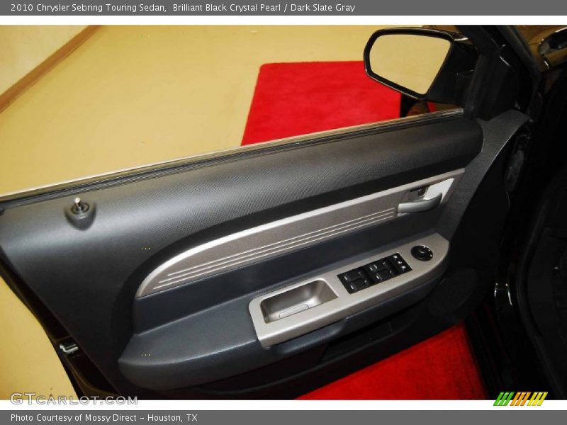 Brilliant Black Crystal Pearl / Dark Slate Gray 2010 Chrysler Sebring Touring Sedan