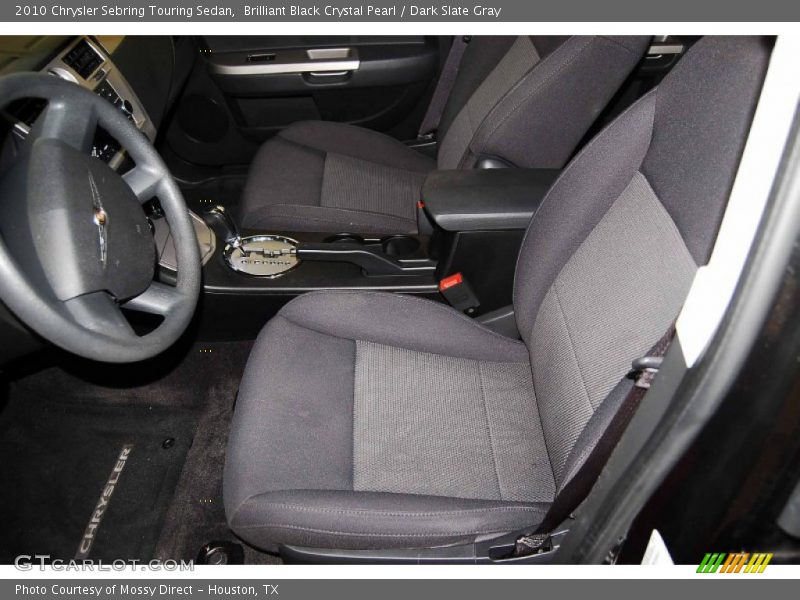Brilliant Black Crystal Pearl / Dark Slate Gray 2010 Chrysler Sebring Touring Sedan