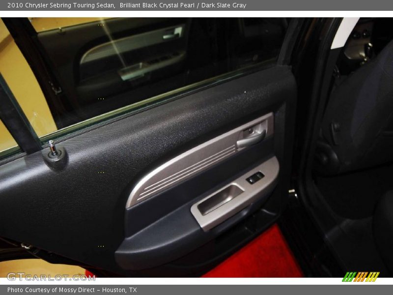 Brilliant Black Crystal Pearl / Dark Slate Gray 2010 Chrysler Sebring Touring Sedan