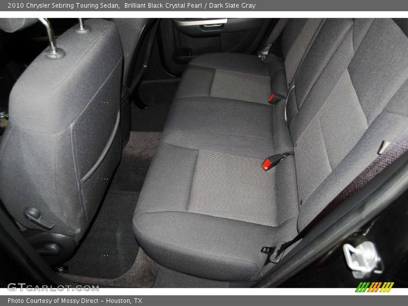 Brilliant Black Crystal Pearl / Dark Slate Gray 2010 Chrysler Sebring Touring Sedan