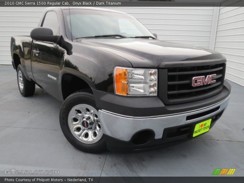 Onyx Black / Dark Titanium 2010 GMC Sierra 1500 Regular Cab