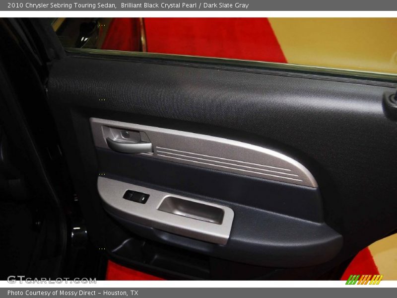 Brilliant Black Crystal Pearl / Dark Slate Gray 2010 Chrysler Sebring Touring Sedan