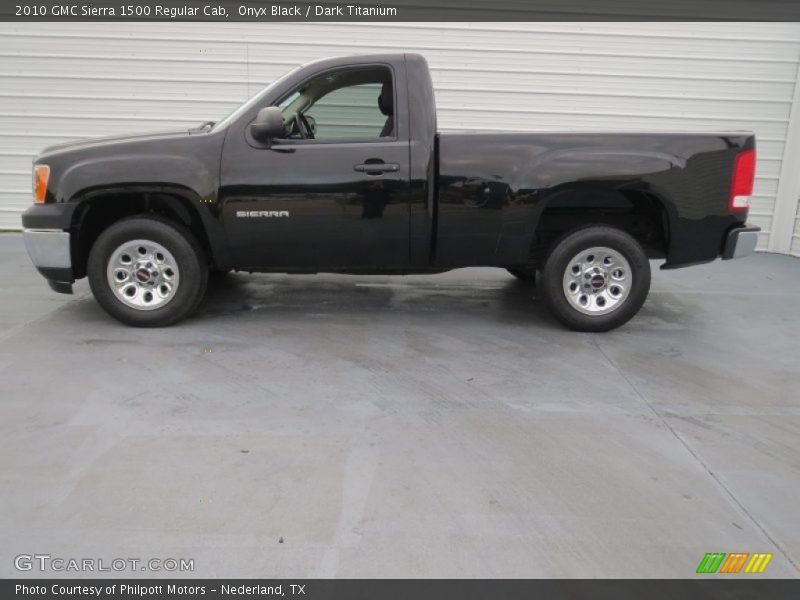Onyx Black / Dark Titanium 2010 GMC Sierra 1500 Regular Cab