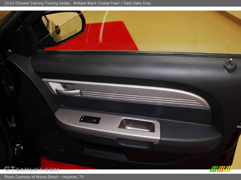 Brilliant Black Crystal Pearl / Dark Slate Gray 2010 Chrysler Sebring Touring Sedan