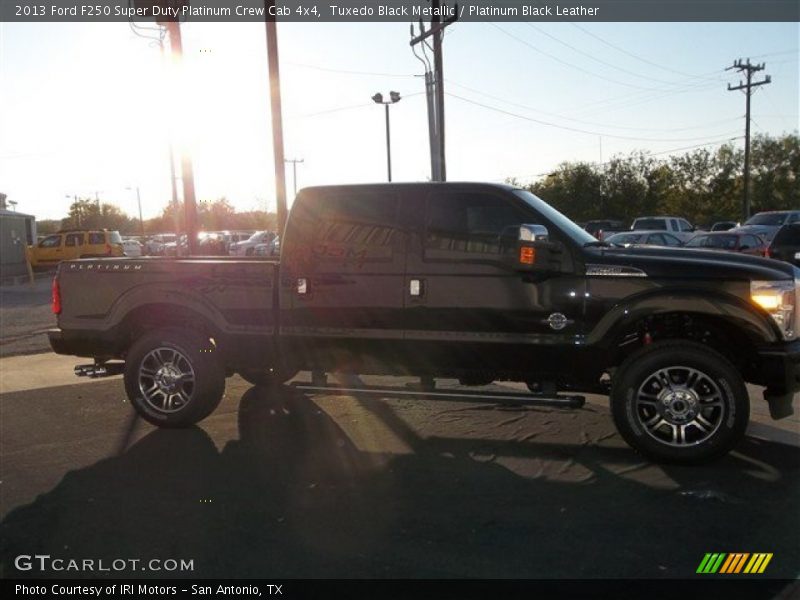Tuxedo Black Metallic / Platinum Black Leather 2013 Ford F250 Super Duty Platinum Crew Cab 4x4