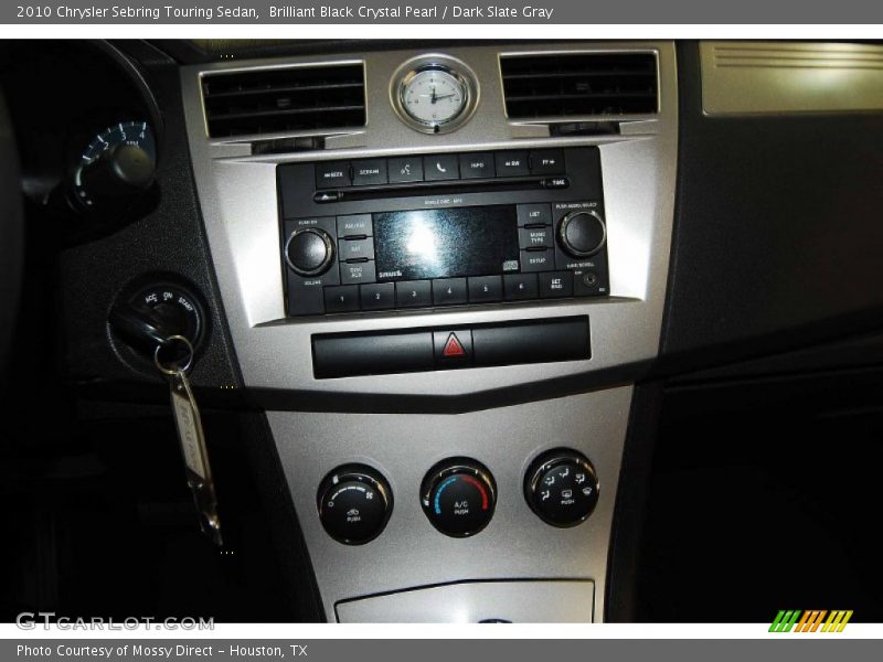 Brilliant Black Crystal Pearl / Dark Slate Gray 2010 Chrysler Sebring Touring Sedan