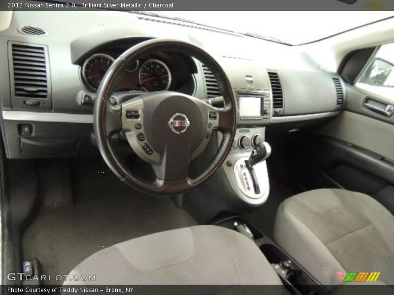 Brilliant Silver Metallic / Charcoal 2012 Nissan Sentra 2.0