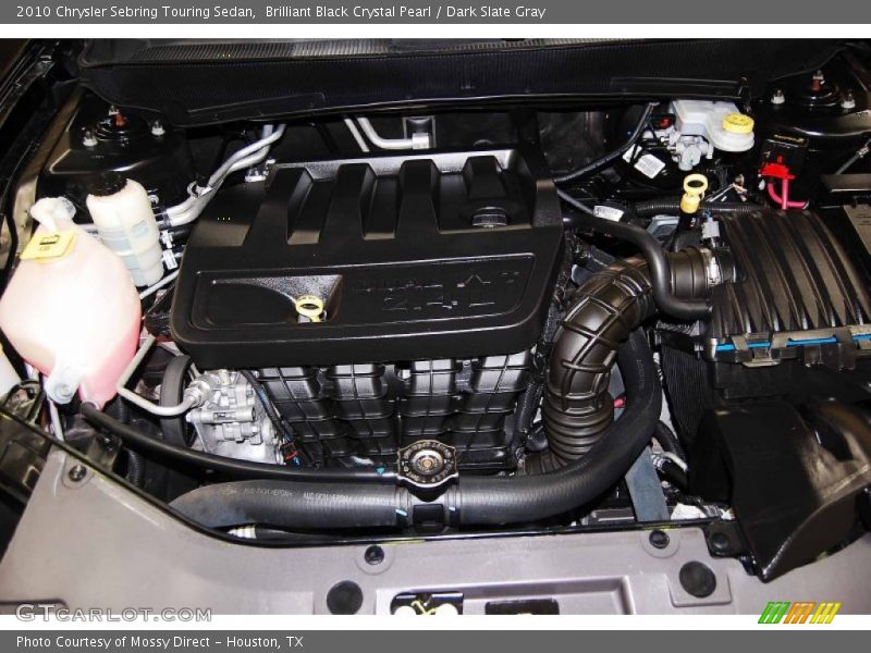 Brilliant Black Crystal Pearl / Dark Slate Gray 2010 Chrysler Sebring Touring Sedan