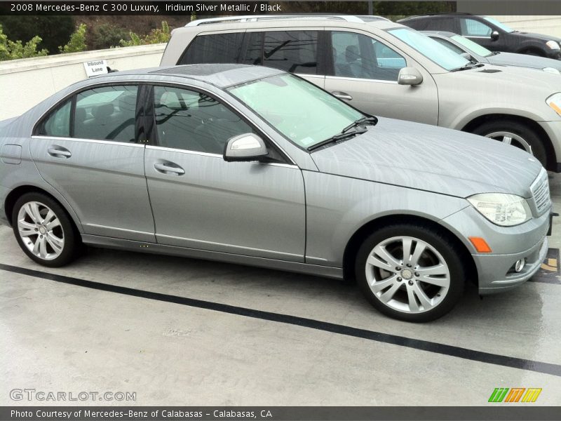 Iridium Silver Metallic / Black 2008 Mercedes-Benz C 300 Luxury