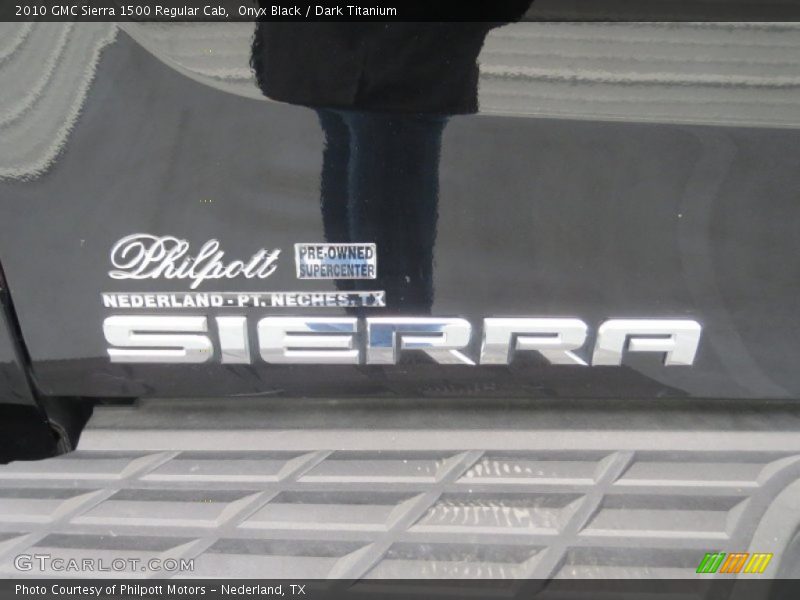 Onyx Black / Dark Titanium 2010 GMC Sierra 1500 Regular Cab