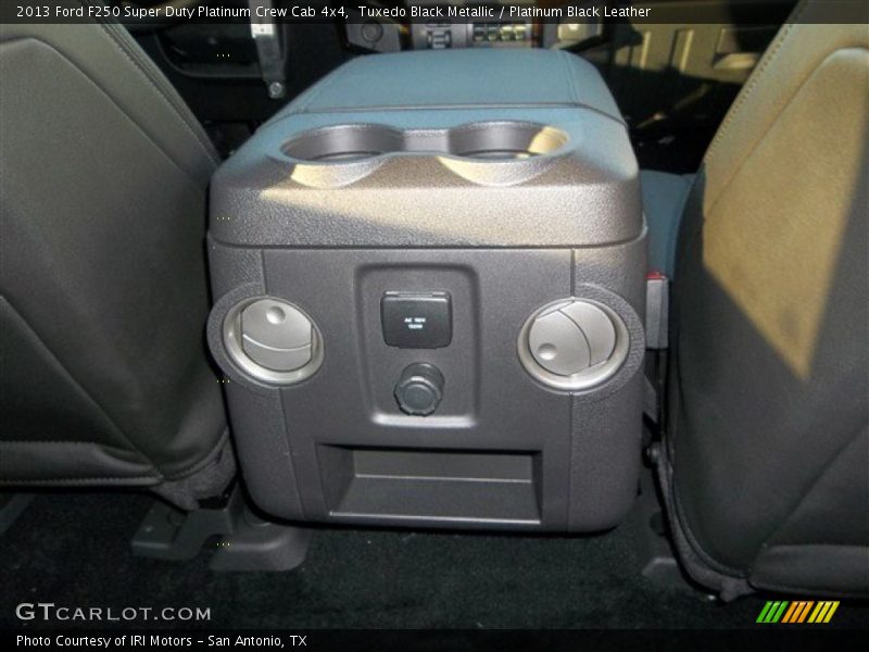 Tuxedo Black Metallic / Platinum Black Leather 2013 Ford F250 Super Duty Platinum Crew Cab 4x4