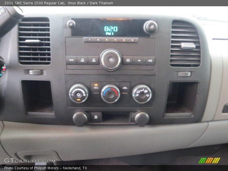 Onyx Black / Dark Titanium 2010 GMC Sierra 1500 Regular Cab