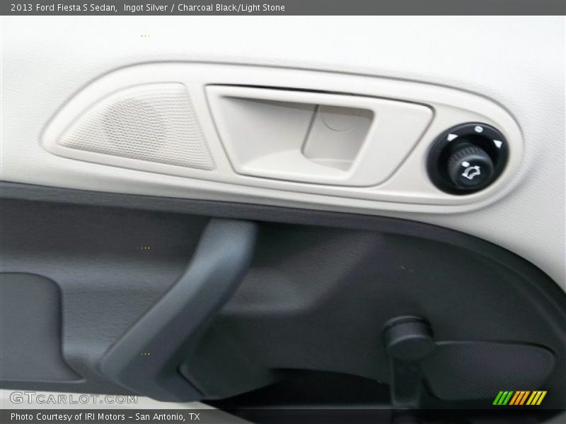 Ingot Silver / Charcoal Black/Light Stone 2013 Ford Fiesta S Sedan