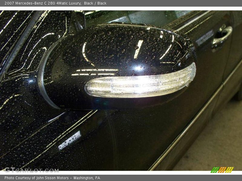 Black / Black 2007 Mercedes-Benz C 280 4Matic Luxury